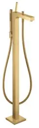 AXOR-HG-AXOR-Citterio-Einhebel-Wannenmischer-bodenstehend-mit-Pingriff-Brushed-Gold-Optic-39451250 gallery number 1